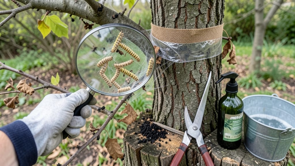 How to Get Rid of Cankerworms: Boiling Water Barrier That Smothers Eggs Fast