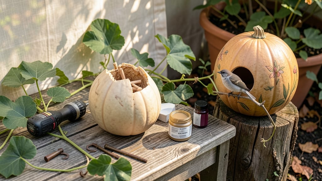 How to Make Bird Houses Out of Gourds: Rustic Charm With Natural Nesting Spaces