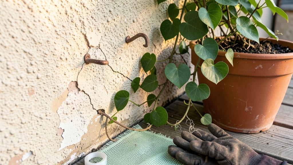 How to Get Creeping Fig to Attach to Wall: Moisture-Activated Adhesive Trick