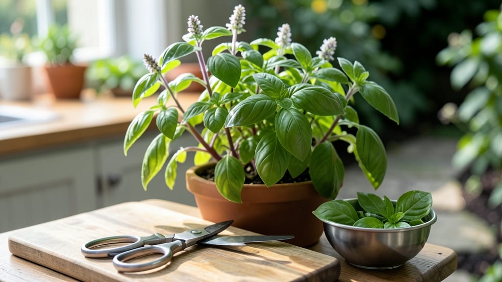 How to Cut Fresh Basil Leaves: Precision Stacking for Maximum Flavor