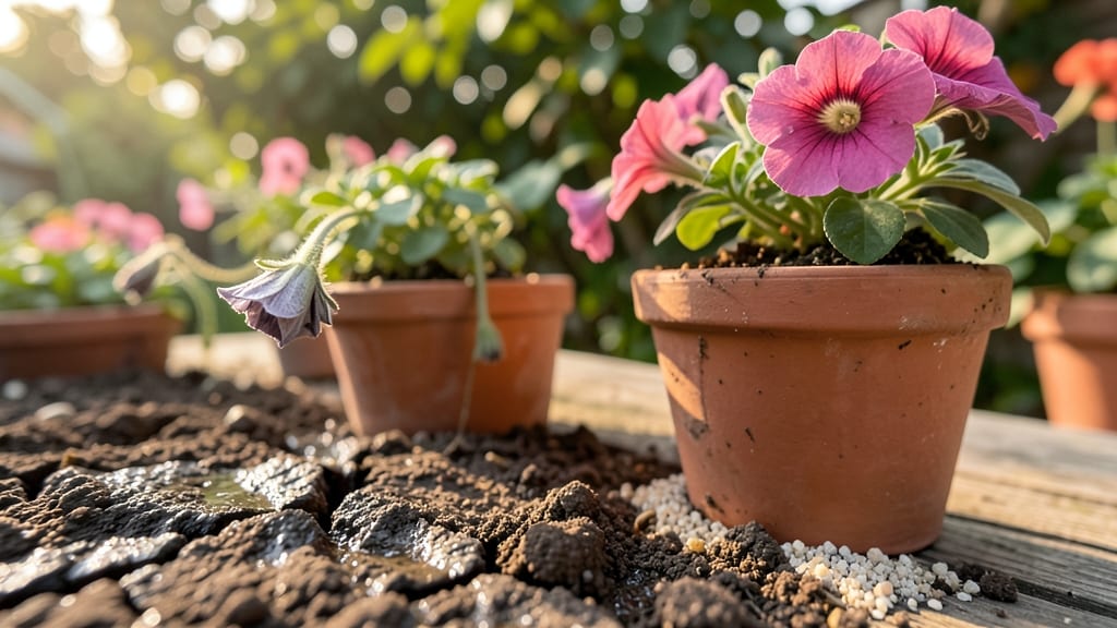 Well-Draining Soil Mix for Petunias