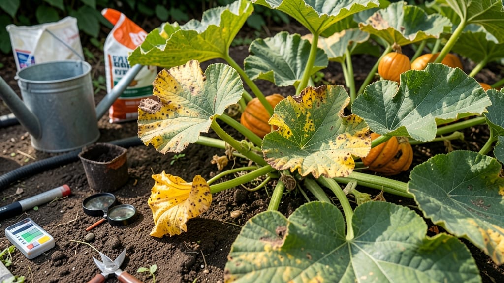 How to Fix Yellow Pumpkin Leaves: Reclaim Vibrant Foliage in 3 Simple Steps