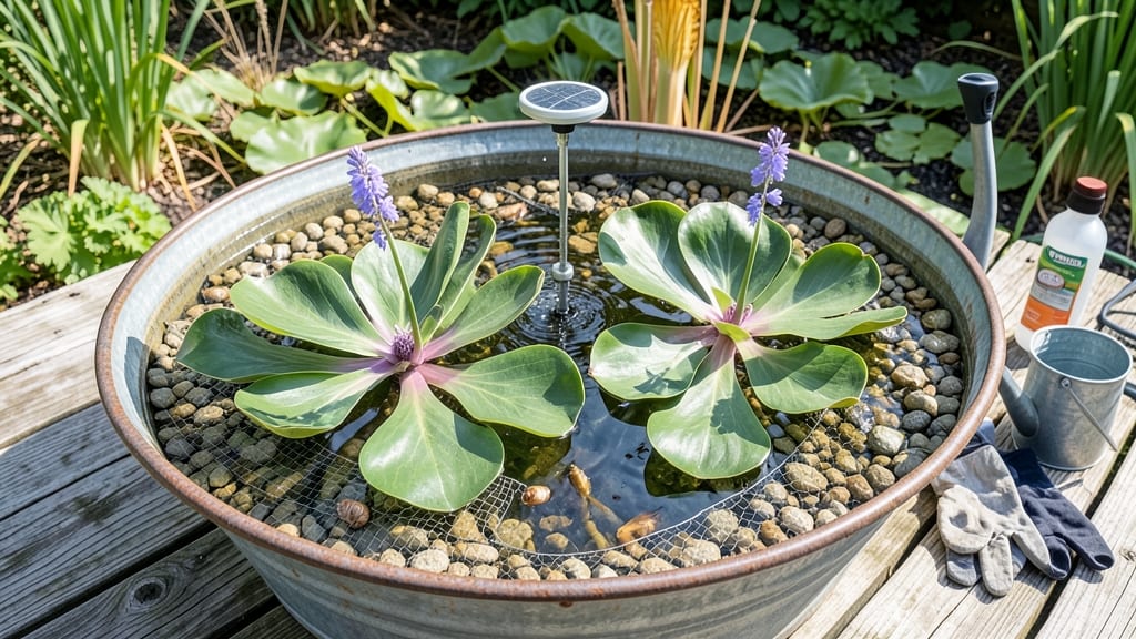 How To Make A Container Water Garden: Self-Sustaining Ecosystem in Minutes