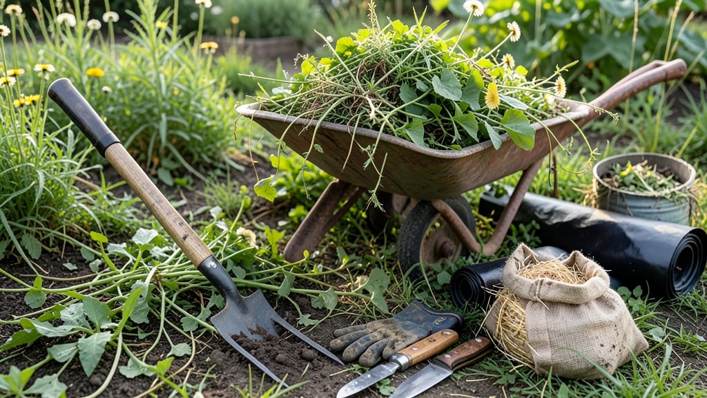 How to Clear a Vegetable Garden Full of Weeds: Boil-and-Pour Method That Kills Roots in Minutes