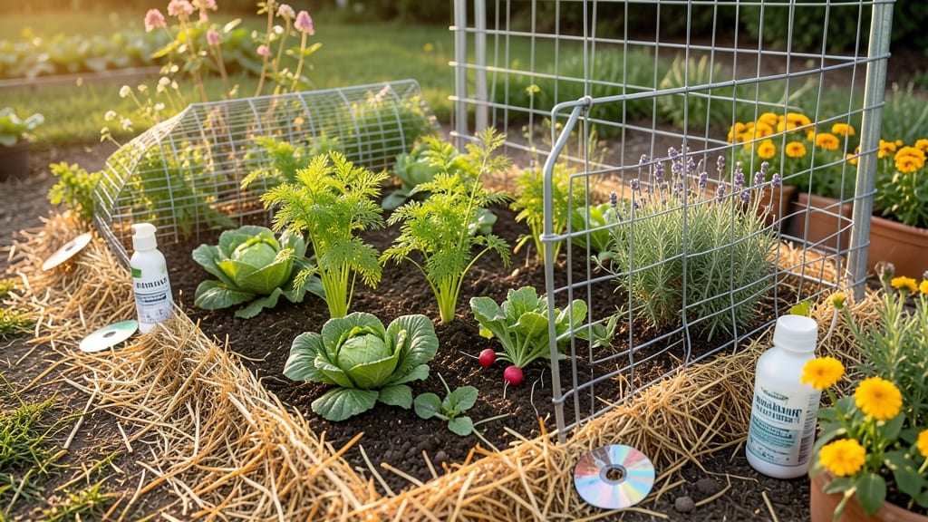 How to Keep Bunnies Out of Vegetable Gardens: Boil-and-Pour Barrier That Blocks Digging
