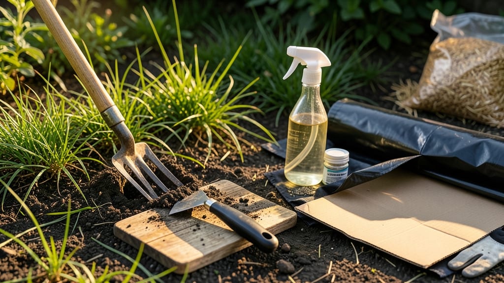 How to Get Grass Out of Garden Beds: Hot Water Smothering for Weed-Free Soil