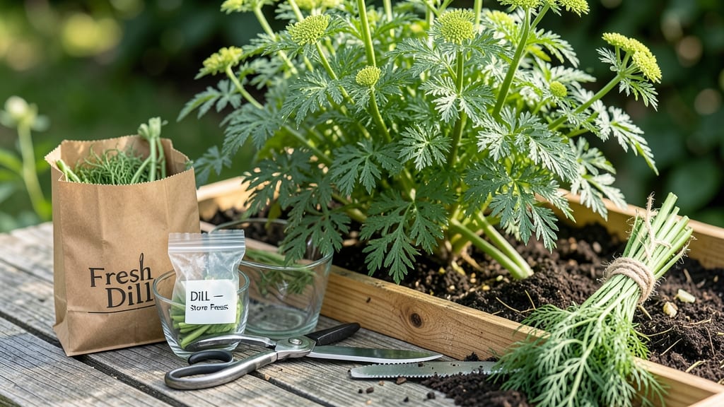 How to Harvest and Store Fresh Dill: Peak Flavor Preservation Guide