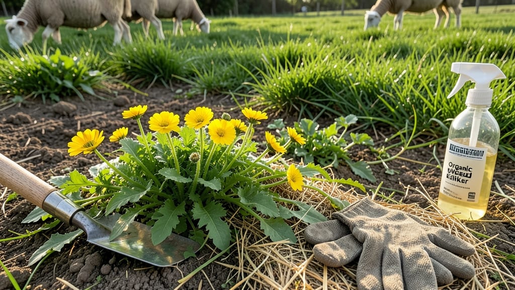 How to Get Rid of Buttercups in Pasture Naturally: Smother-and-Soak Method for Fast Eradication