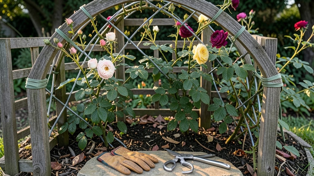 How to Build a Rose Trellis: Sturdy Arches for Climbing Roses in Minutes