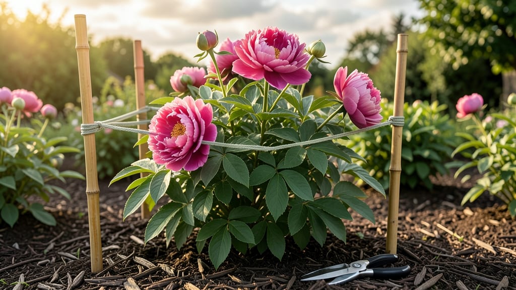 How to Hold Up Peonies: Sturdy Supports for Towering Blooms Without Sagging