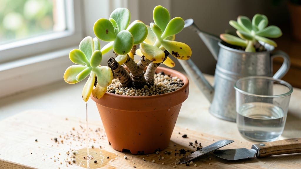 How To Fix Overwatered Jade Plant: Drain, Dry, and Revive Crisp Leaves in Days