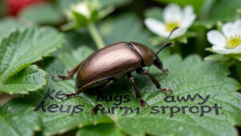 How to Keep Bugs Away From Strawberries: Cup-Deep Diatomaceous Earth Ring