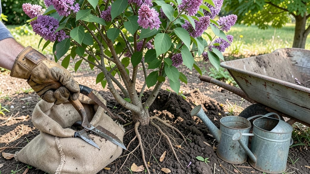 How to Dig Up a Lilac Bush: Gentle Root Lifting for Transplant Success