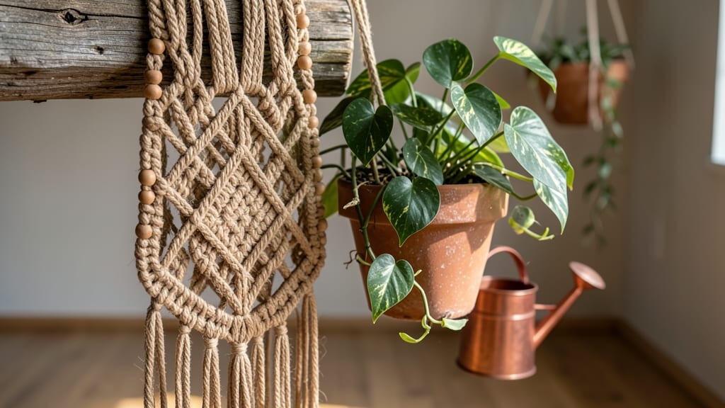 How to Make Hanging Plant Holder: Macramé Knots for Lush Vertical Gardens