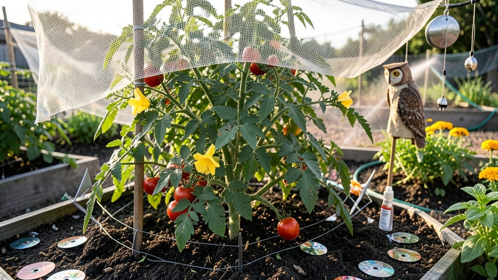 How to Keep Birds Off Tomatoes: Boiling Water Barrier That Smothers Eggs Naturally *(rejectedSubtitle: "Boiling Water Barrier That Smothers Eggs Naturally" - Too Close to Existing)*