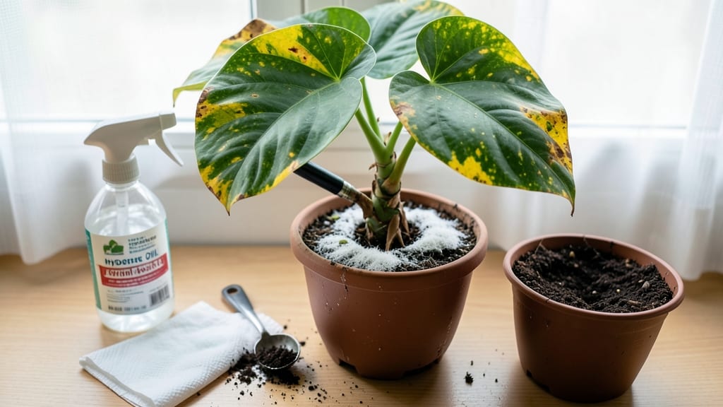 How to Get Rid of Mushrooms in Houseplants: Boil-and-Pour Barrier That Smothers Spores Naturally