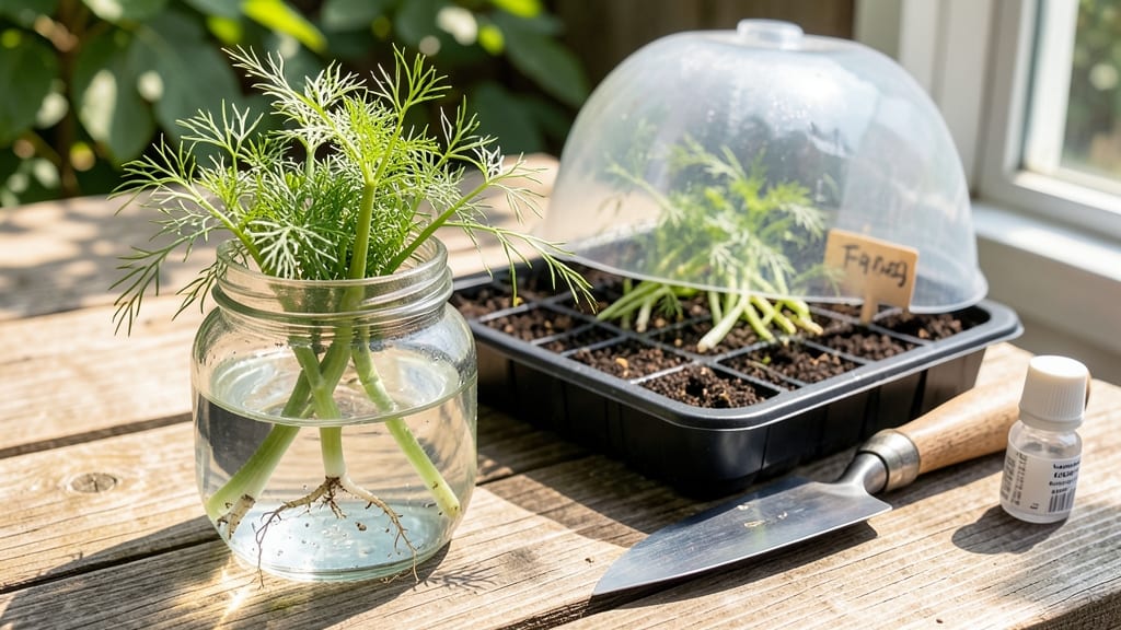 How to Grow Fennel From Cuttings: Root-In-Water Trick for Fast Success