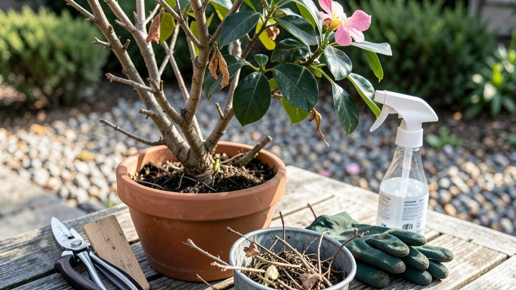 How to Cut Back Mandevilla for Winter: Prune Back to Half Height for Spring Revival