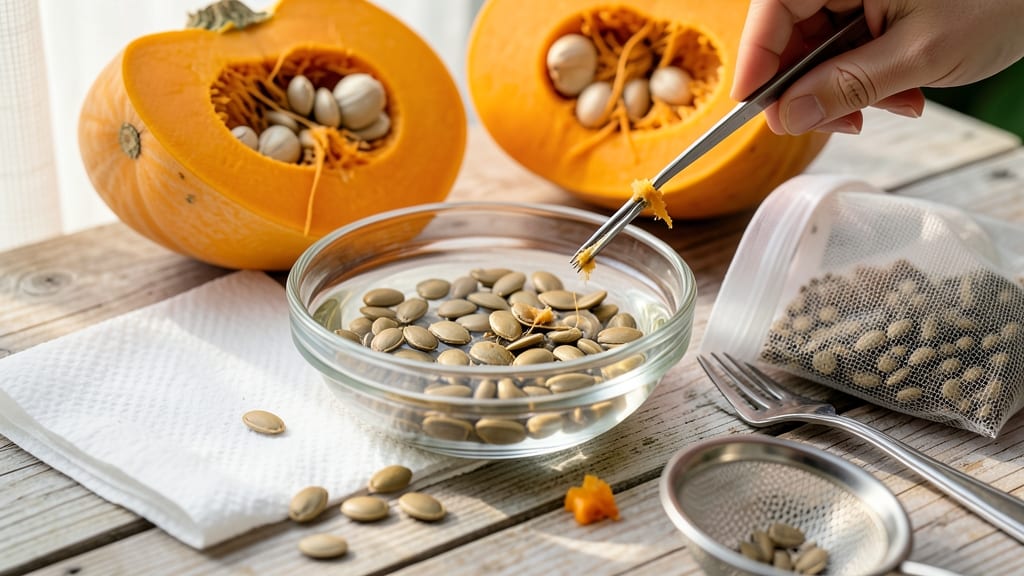 How to Clean Pumpkin Seeds for Planting: Soak, Scrub, and Dry for Healthy Sprouts