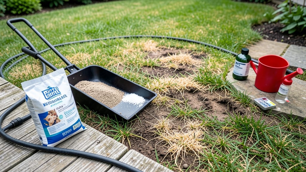 How to Fix Lawn Killed by Dog Urine: Lime and Overseed Revival in 3 Steps