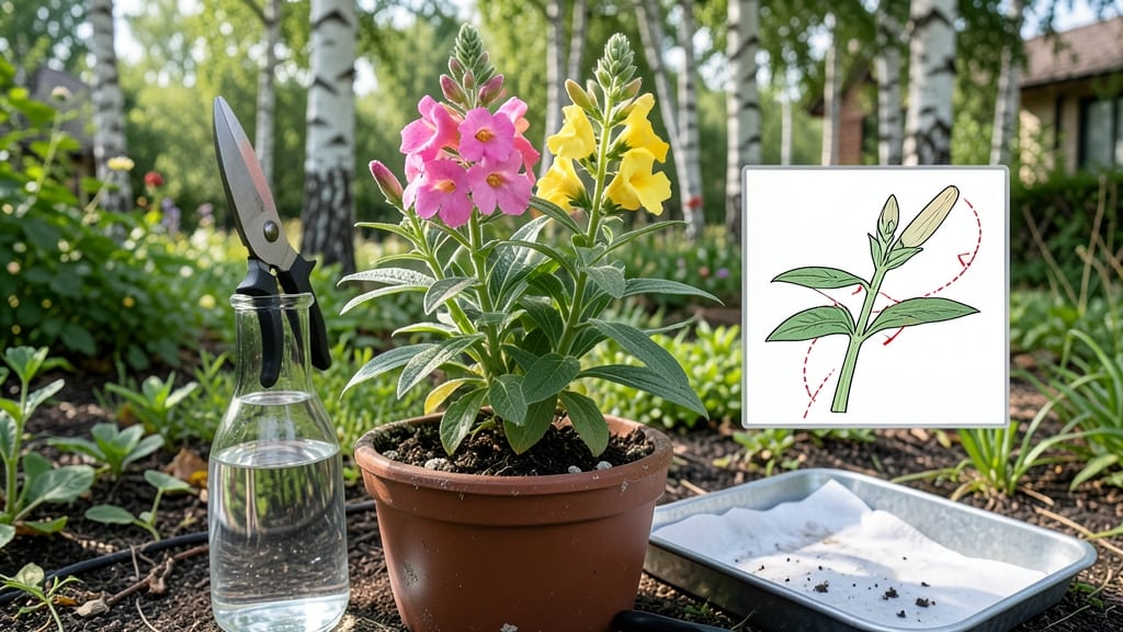 How to Cut Snapdragons for More Blooms: Precision Trimming to Double Your Blooms