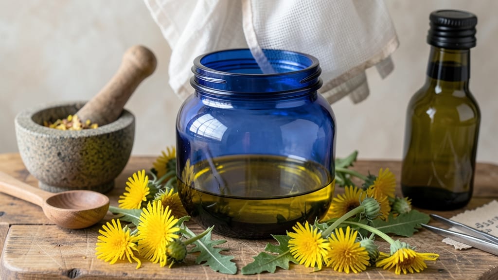 How to Make Dandelion Infused Oil: Sunlight-Infused Flavor in 3 Simple Steps