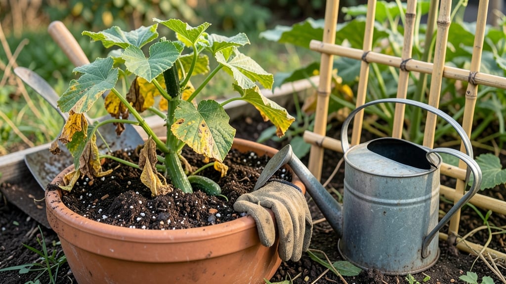 How to Fix Overwatered Cucumber Plants: Stop Rot and Save Your Harvest in 24 Hours