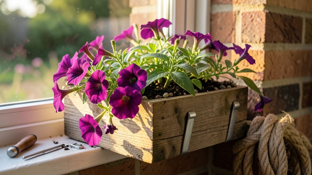 How to Hang Window Boxes on Brick Without Drilling: No-Tool Mounting for Heavy Planters