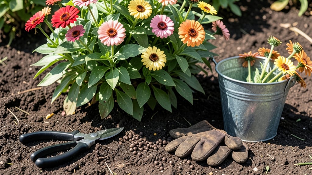 How to Make Zinnias Bushy: Pinch and Prune for Dense, Full Growth