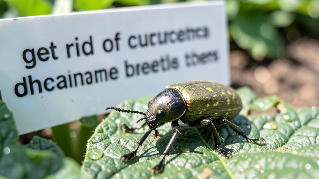 How to Get Rid of Cucmber Beetles: Boiling Water Barrier That Eradicates Larvae