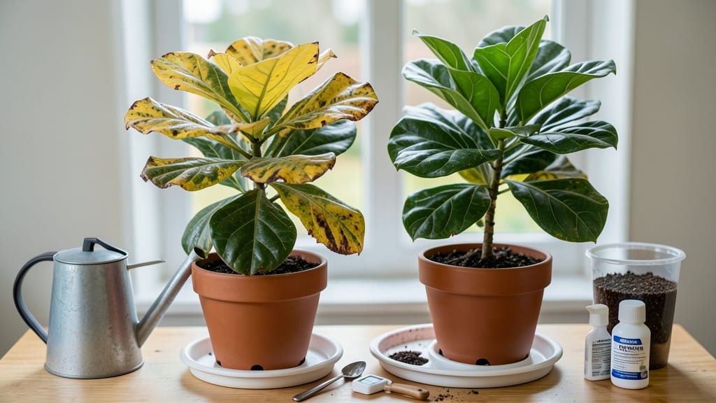 How to Fix Overwatered Fiddle Leaf Fig: Root Revival Without Losing Leaves