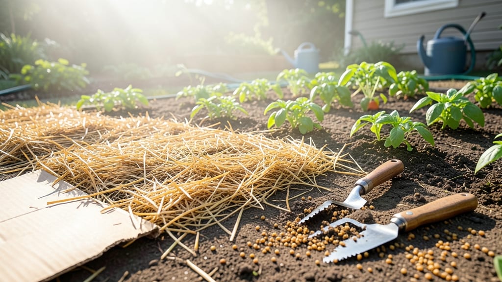 How To Keep Weeds Down In Garden: Boil-and-Pour Barrier That Prevents Regrowth