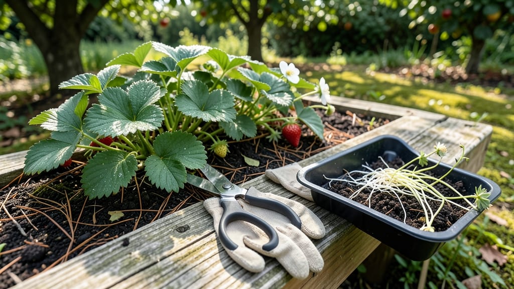How to Cut Runners Off Strawberry Plants: Precision Trimming for Bigger Berries