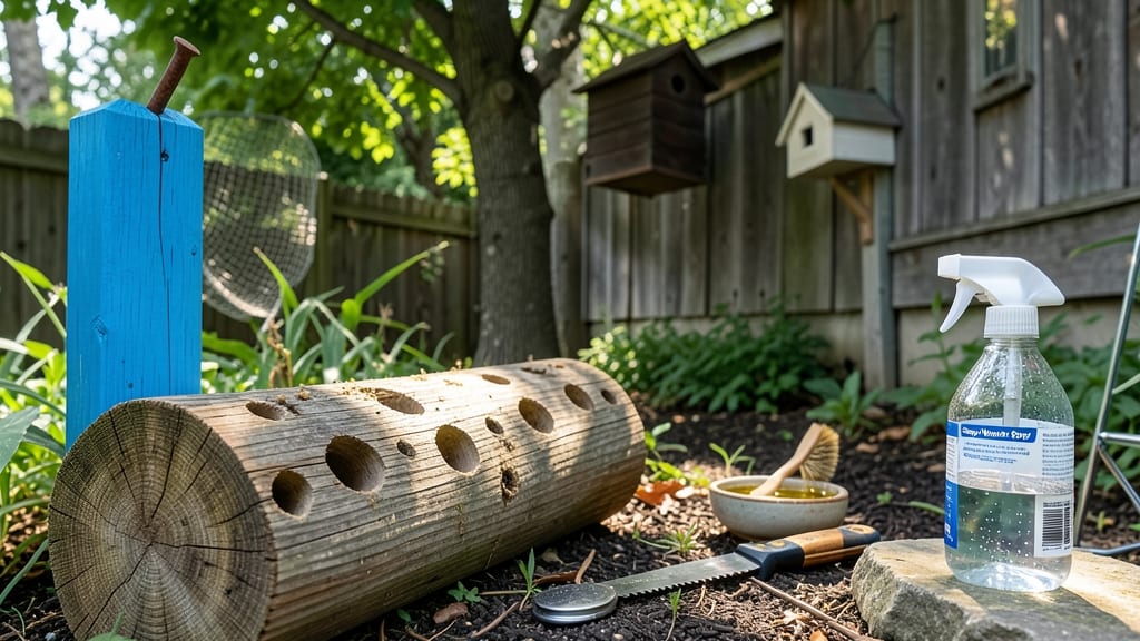 Humane Carpenter Bee Deterrent: Natural Barriers That Protect Woodwork