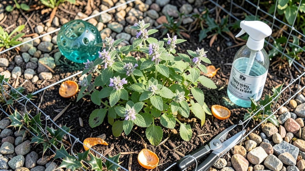 How to Deter Cats From Flower Beds: Spiky Barriers That Work Without Chemicals