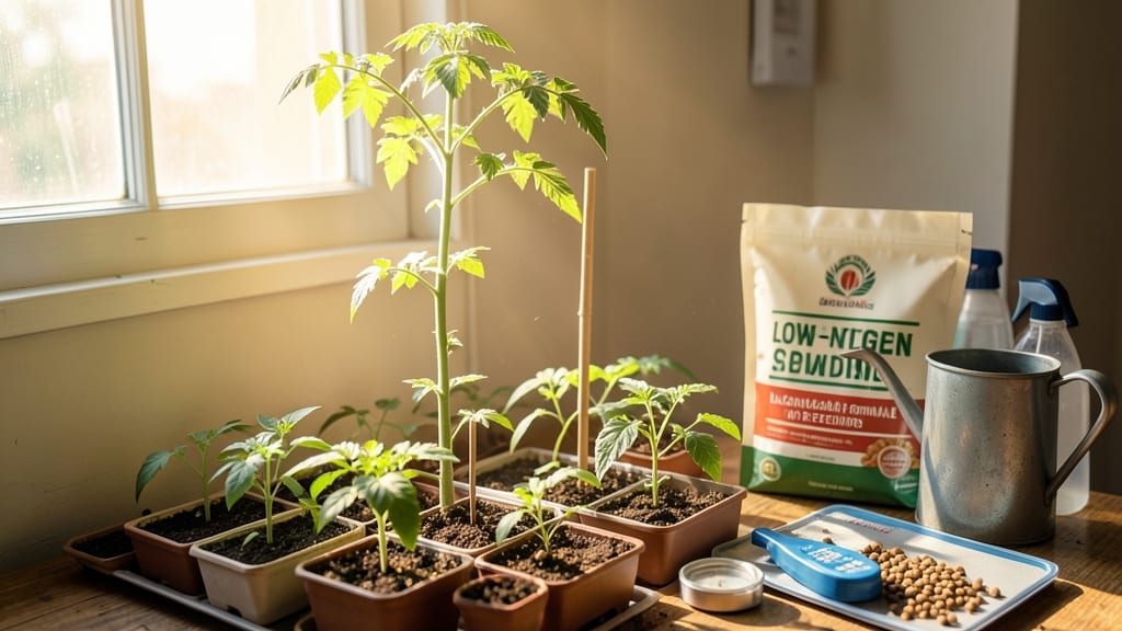 How to Keep Tomato Seedlings from Getting Leggy: Light Tricks That Prevent Stretching