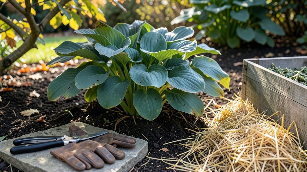 How to Cut Hostas for Winter: Sharp Cuts Prevent Crown Rot and Spring Revival