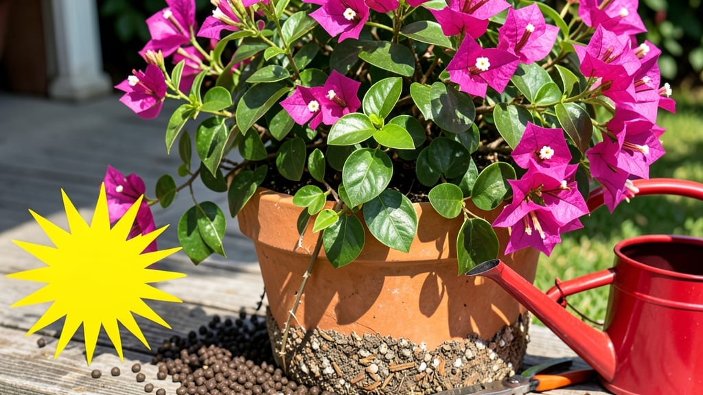 How to Make Bougainvillea Bloom in Pots: Sun-Baked Secrets for Year-Round Color