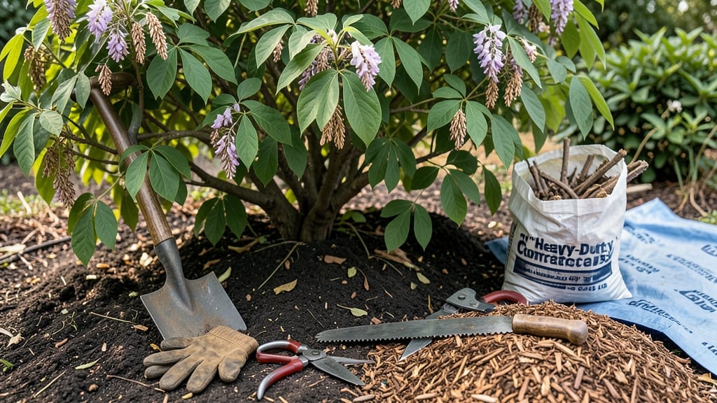 How to Get Rid of Wisteria Vines: Smother Roots With Boiling Water Barrier